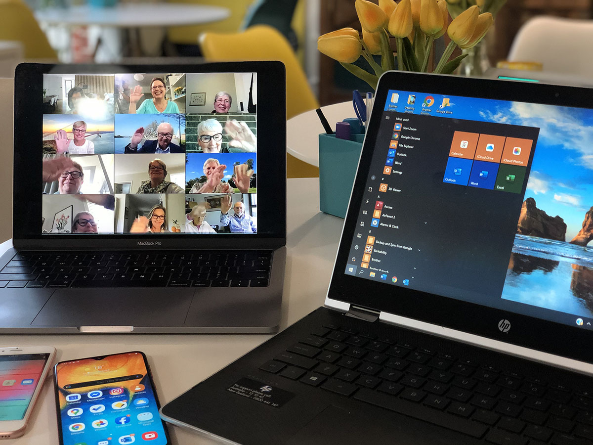 Kanzlei 3 Audio-Video-Konferenz über unsere Cloud von PC, Smartphone und Notebook